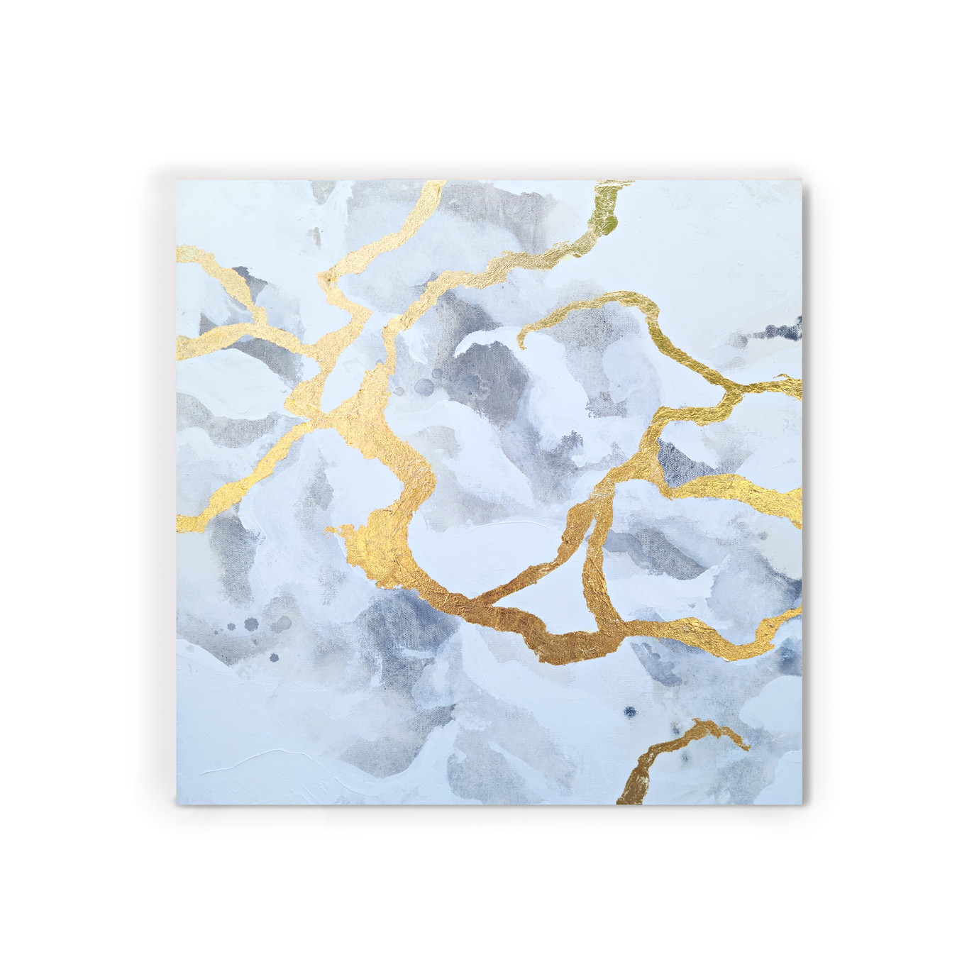 White Kintsugi | 24 x 24 White Kintsugi | 24 x 24