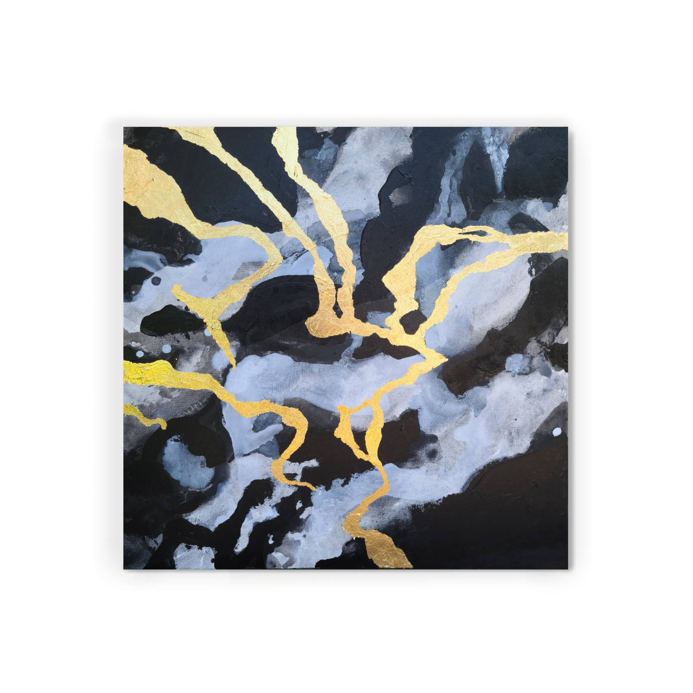 Marble Kintsugi | 24 x 24 Marble Kintsugi | 24 x 24