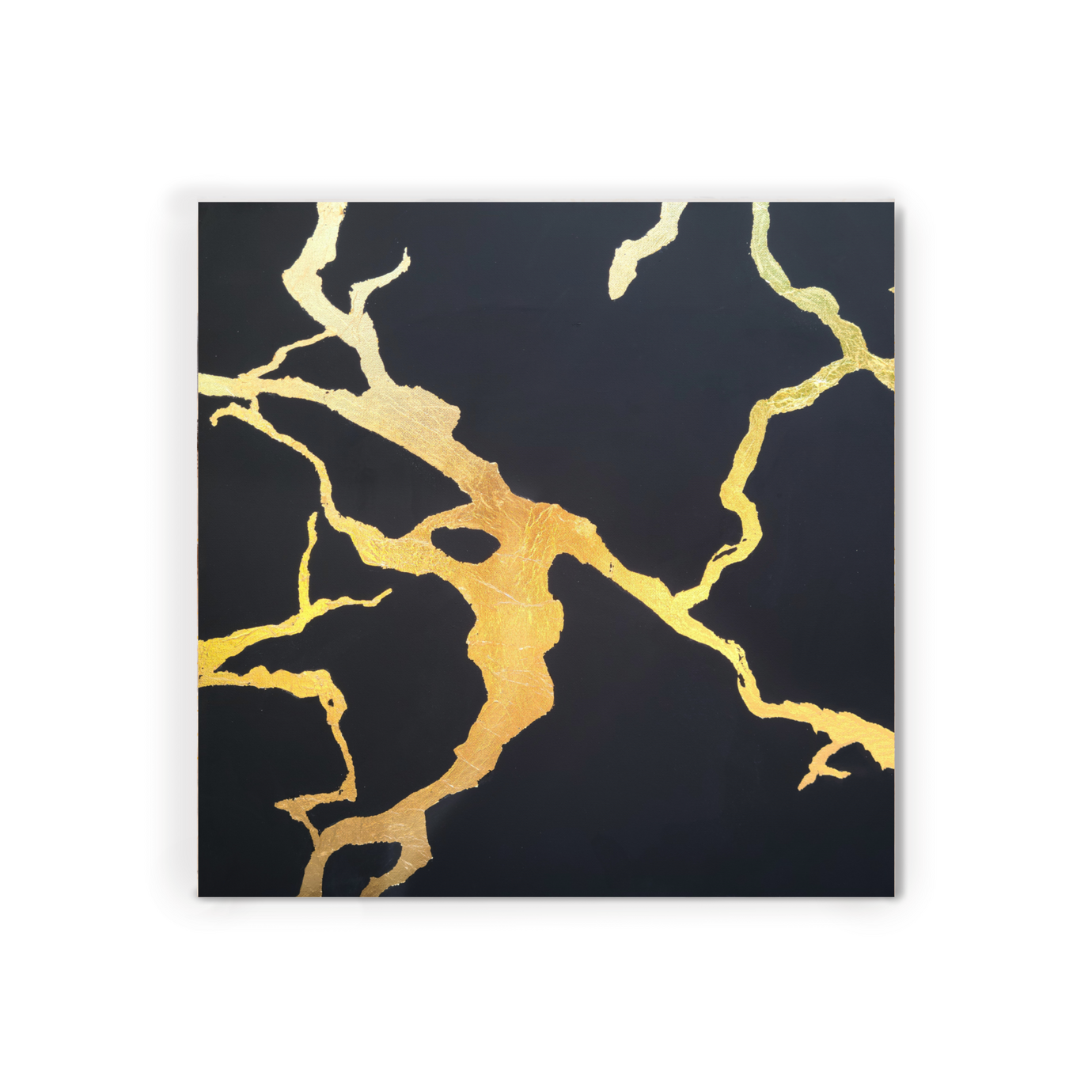 Black Kintsugi | 24 x 24