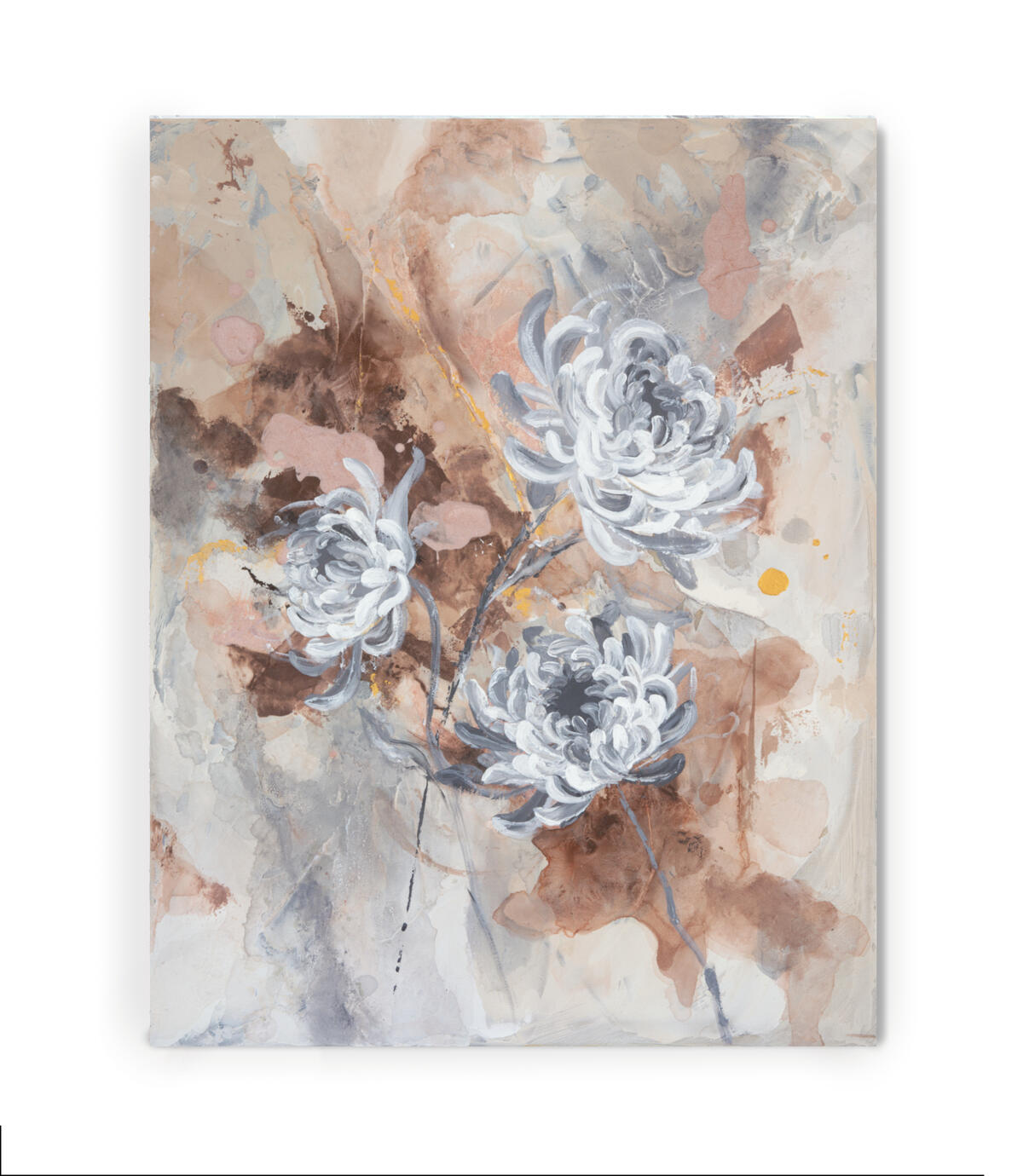 Sepia Chrysanthemums I | 21.5 x 27.5