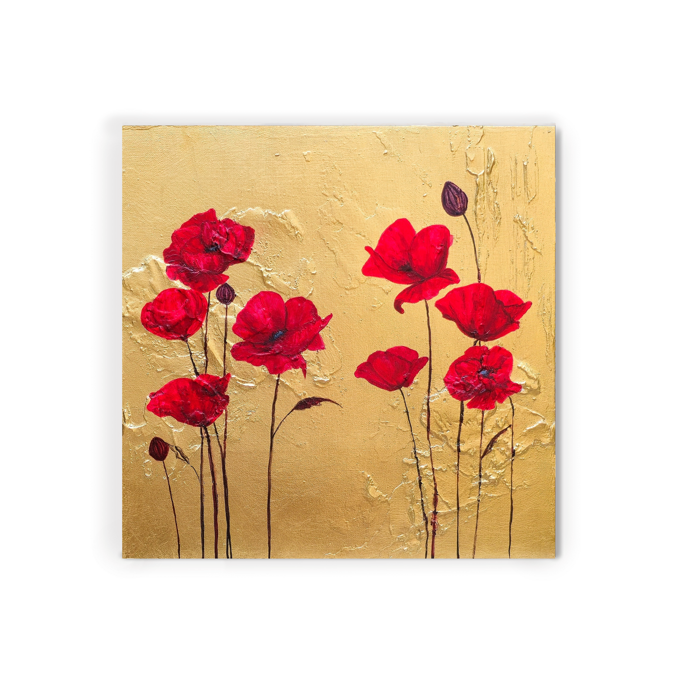 Unapologetic Poppies II | 12 x 12 Sold Out