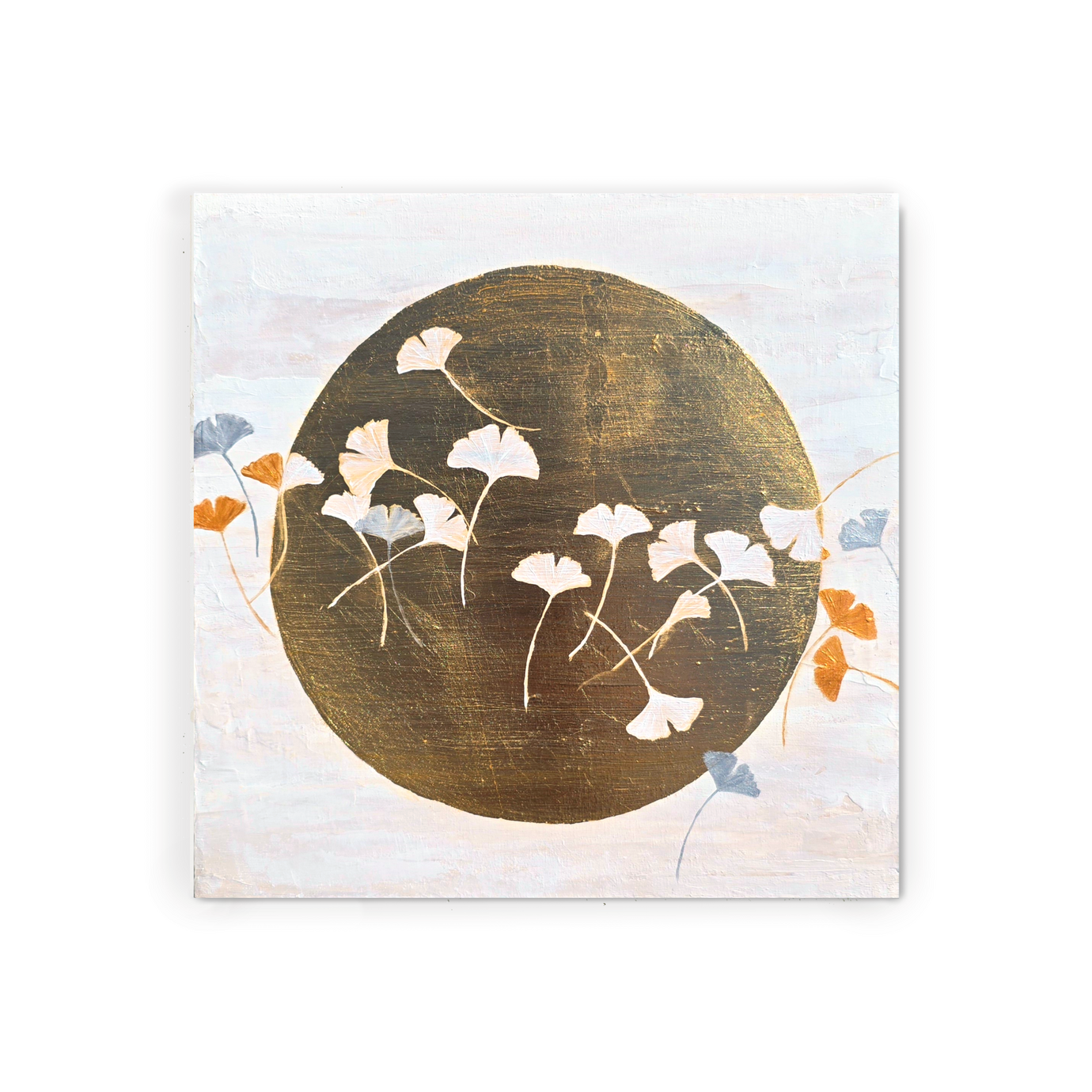 Falling Ginkgo Leaves | 12 x 12 Sold Out