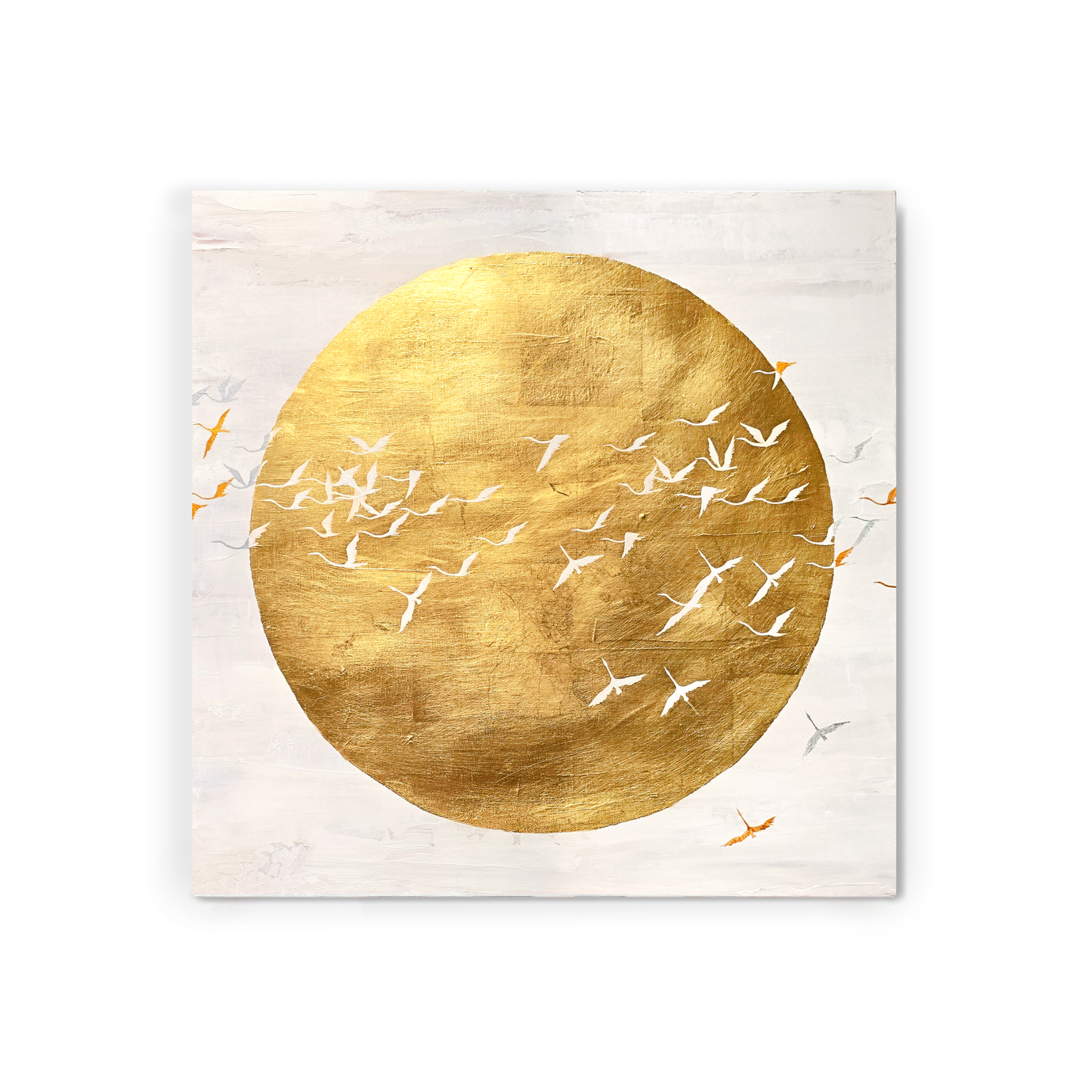 Cranes in Flight IV | 24 x 24 Sold Out