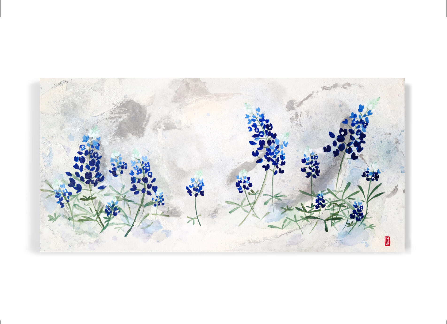 Spring Bluebonnets | 18 x 38 $800