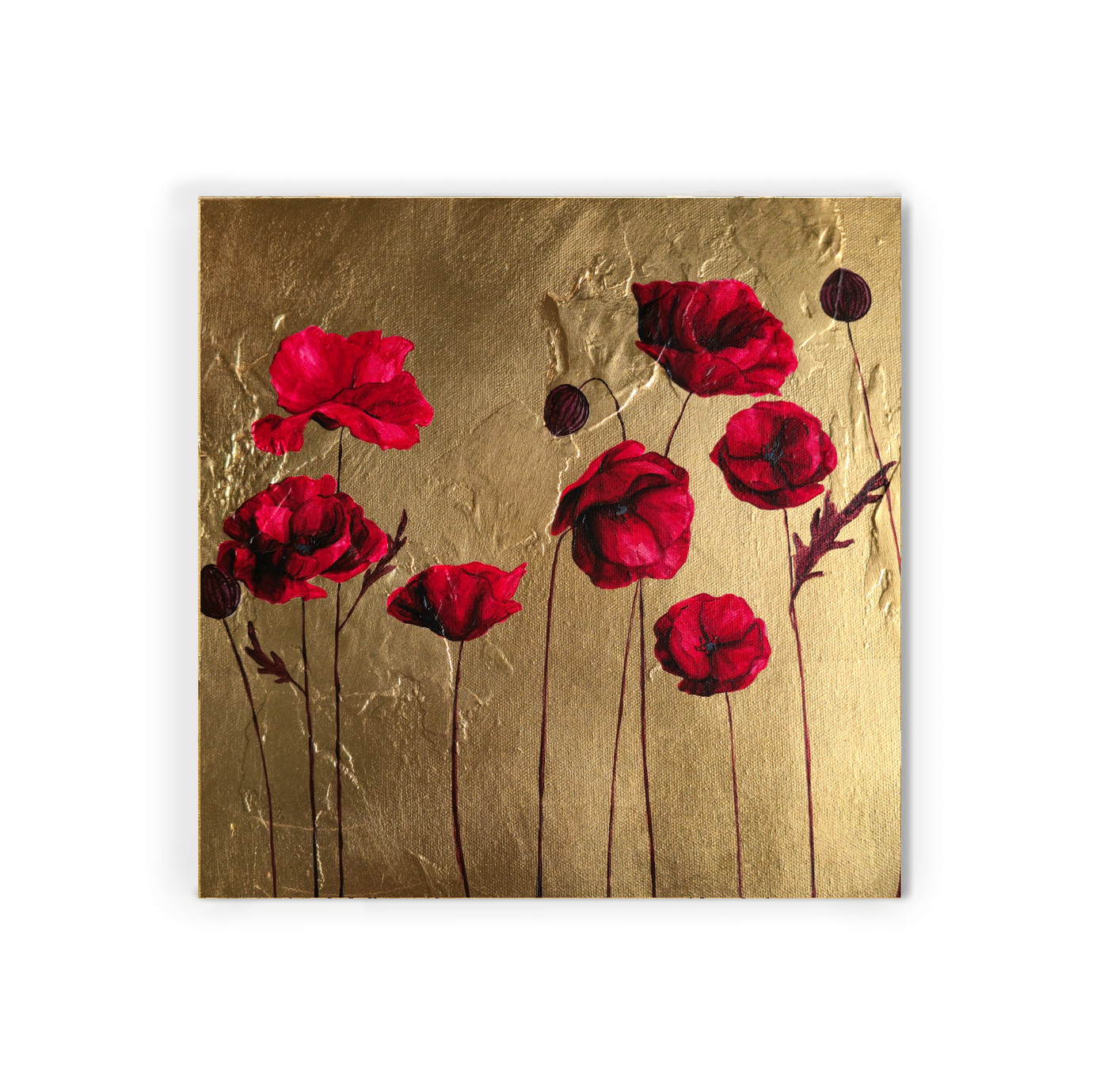 Red Poppies IV 26' | 12 x 12 $485