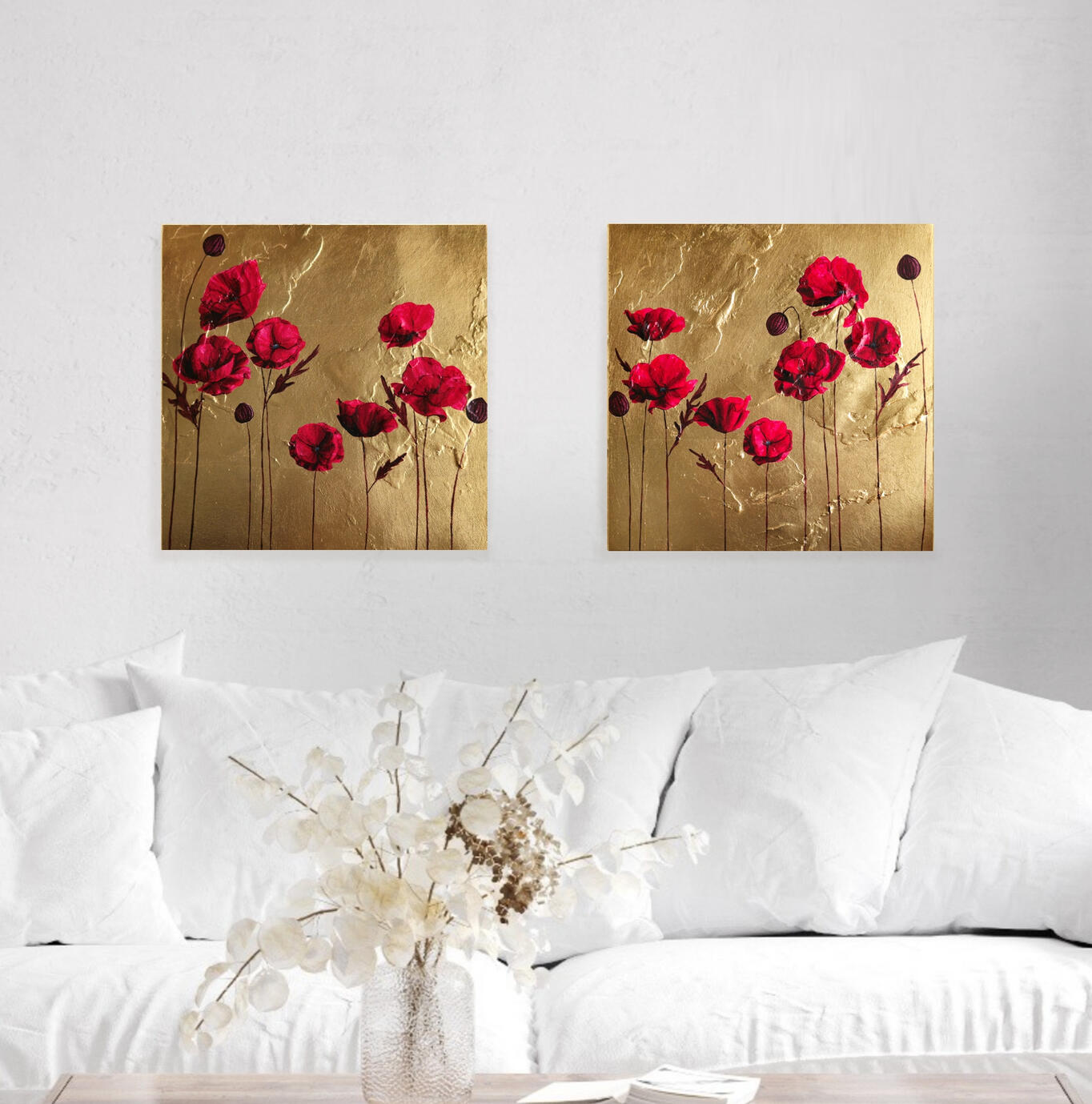 Red Poppies 1 + 2 Red Poppies 1 + 2