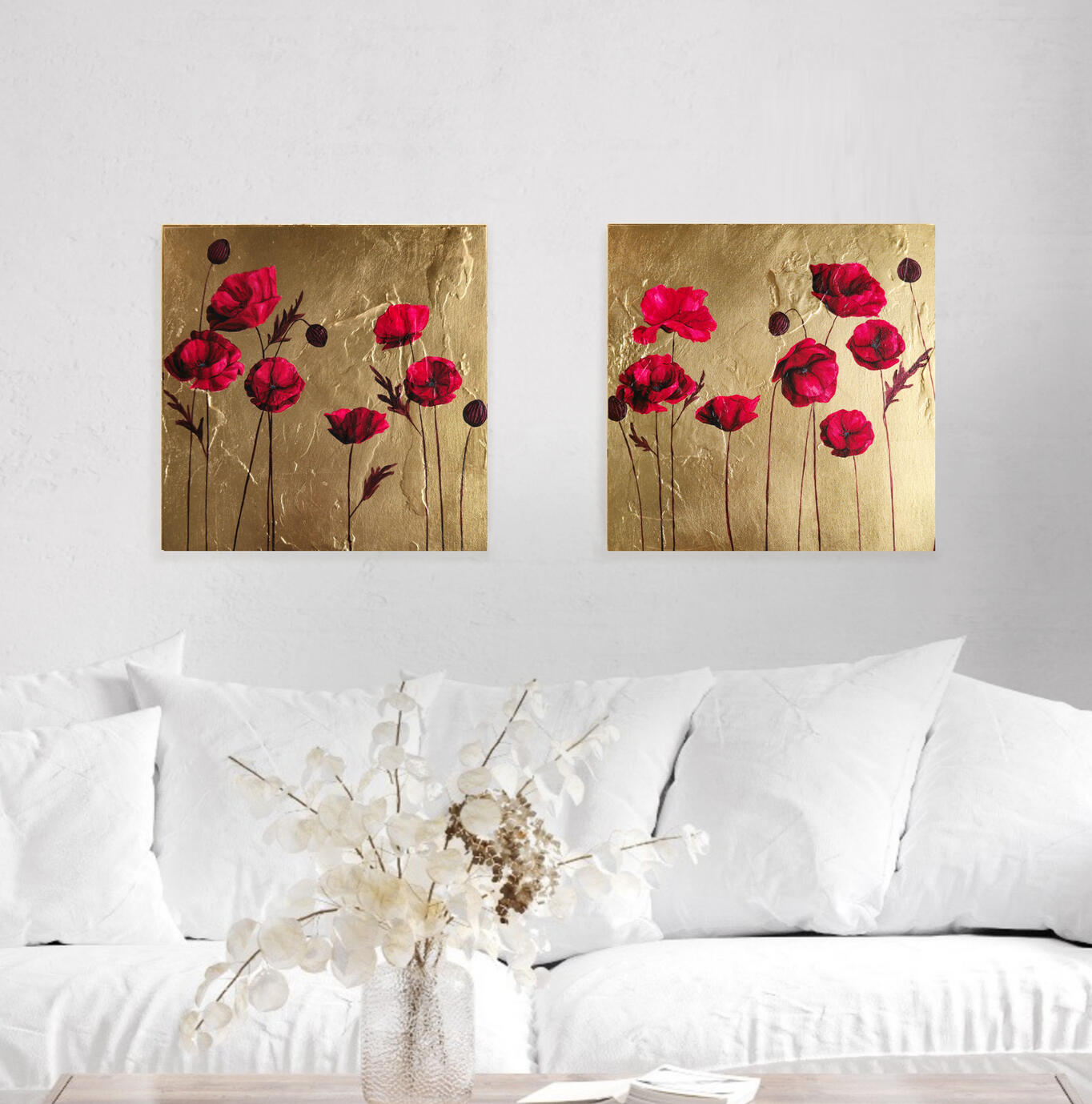 Red Poppies 1 + 2 Red Poppies 1 + 2
